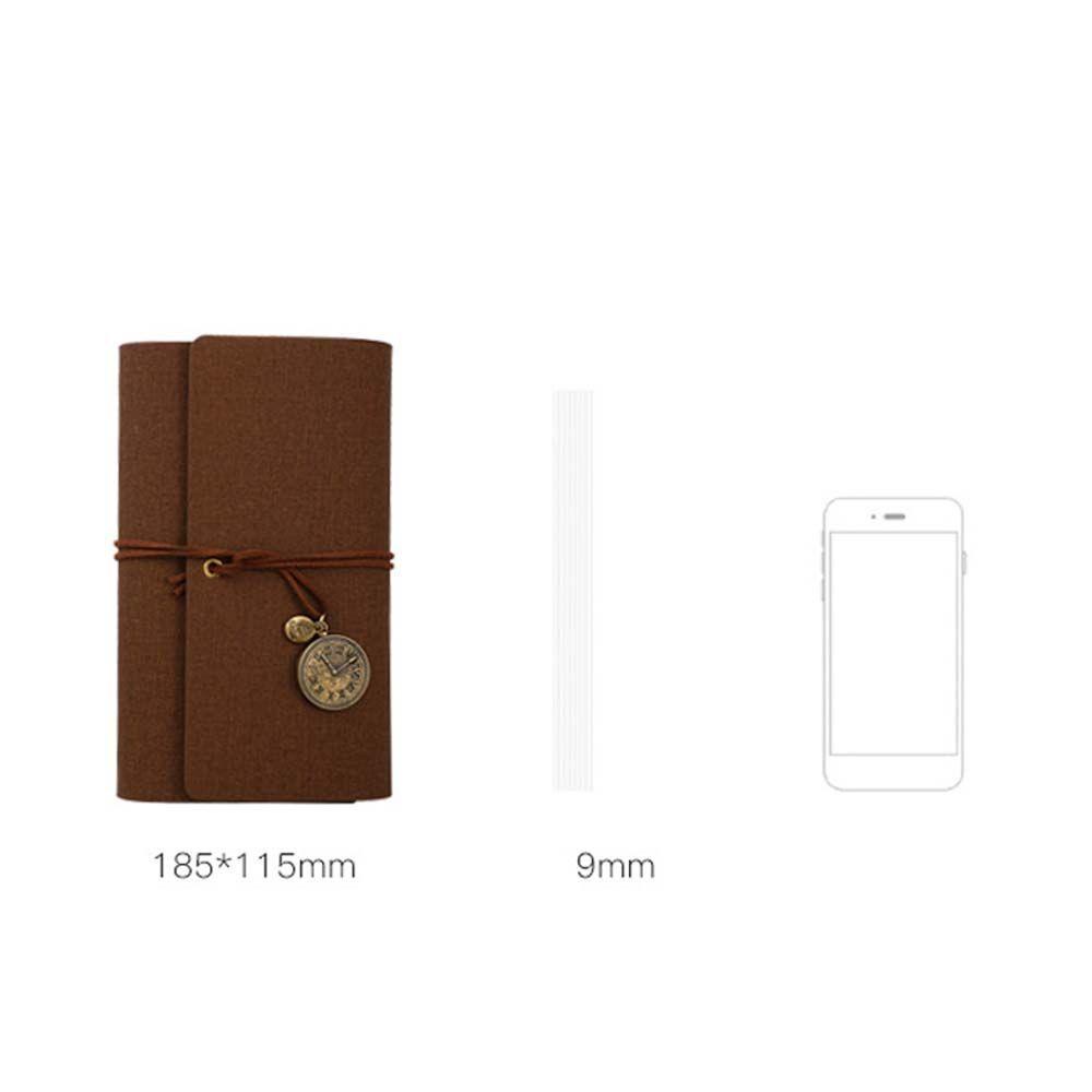 Sổ tay ghi chú MMULCK hình xoắn ốc phong cách retro cao cấp