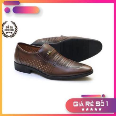 [Sale 3/3] (Hàng Cao Cấp) Giày Âu Lười Loafer Classic Chất Da Thật Sale 11