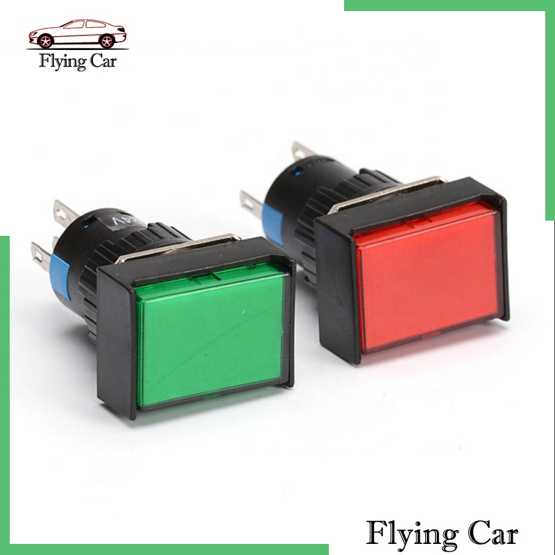 Công Tắc Nhấn Tự Động Có Đèn LED Đỏ DC 24V Lzdjfmy2