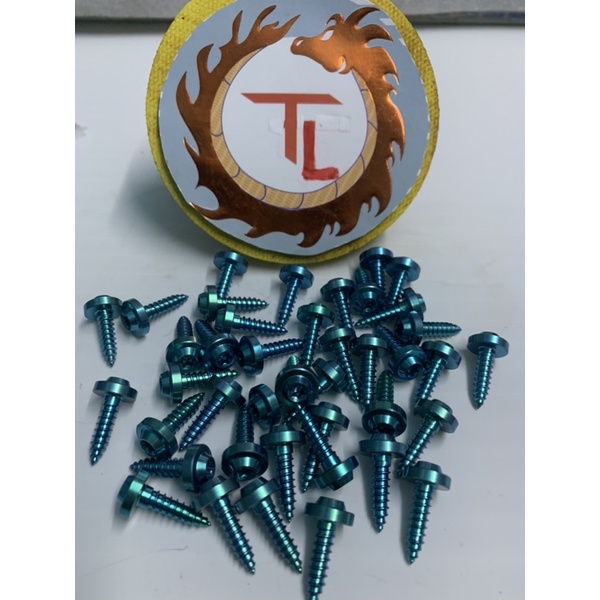 ốc vít xoắn 5 ly titan Gr5