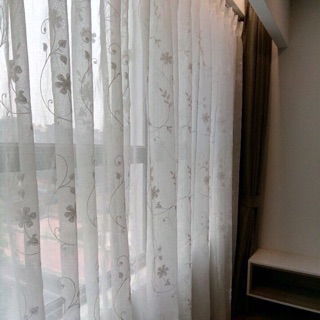 Rèm voan hoạ tiết