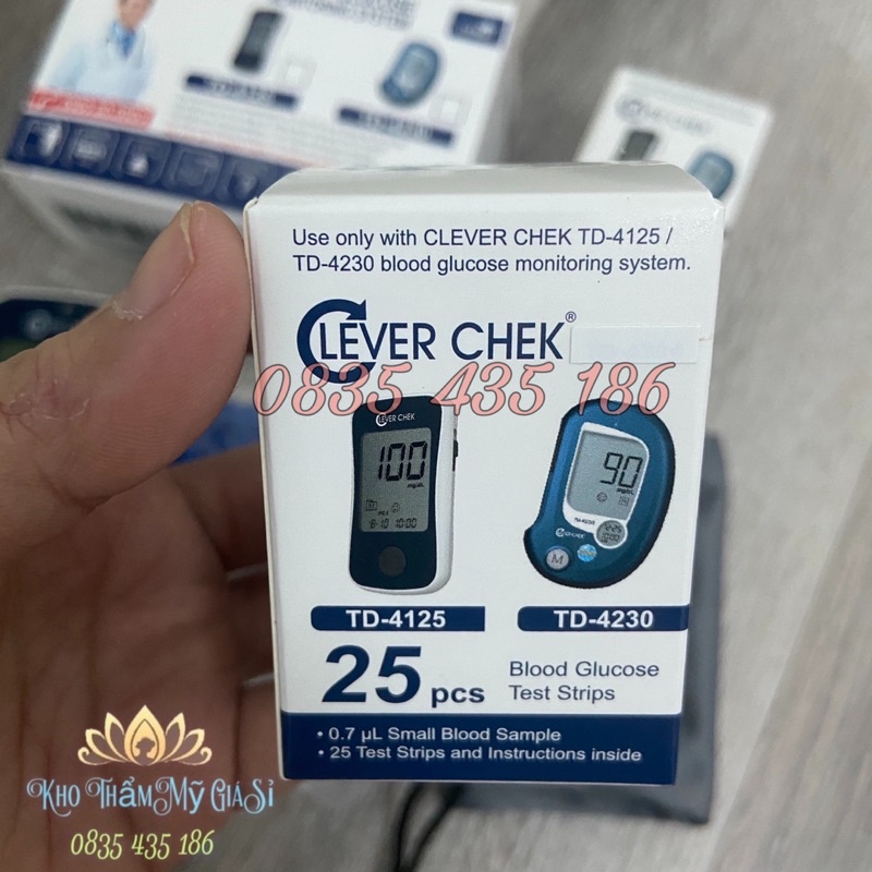 MÁY ĐO ĐƯỜNG HUYẾT CLEVERCHEK TD-4125