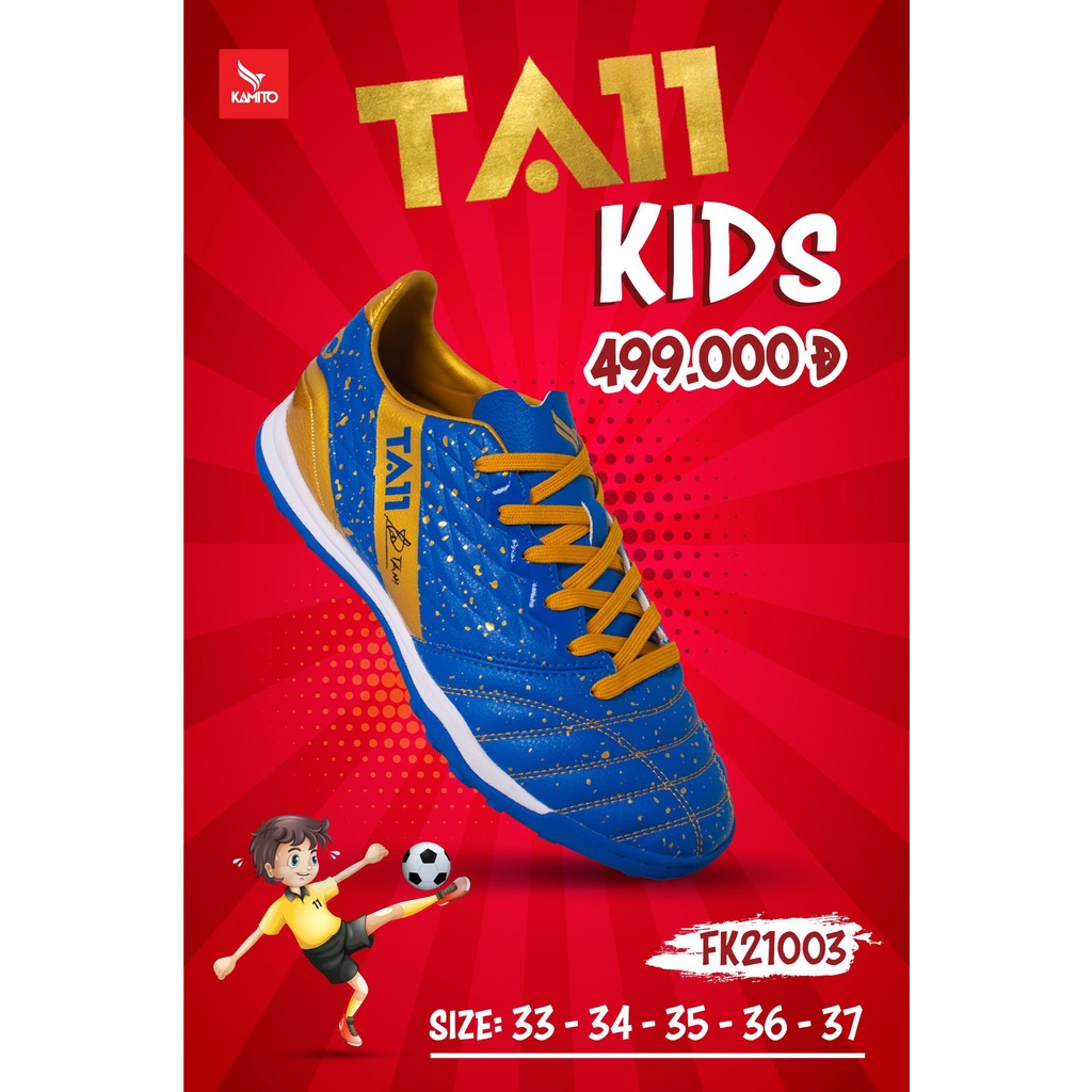 GIÀY BÓNG ĐÁ SÂN CỎ NHÂN TẠO TA11-KID