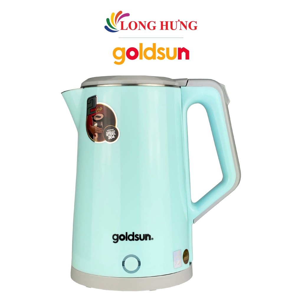 Bình đun siêu tốc 2 lớp Goldsun 1.7 lít GKT2603 - Hàng chính hãng