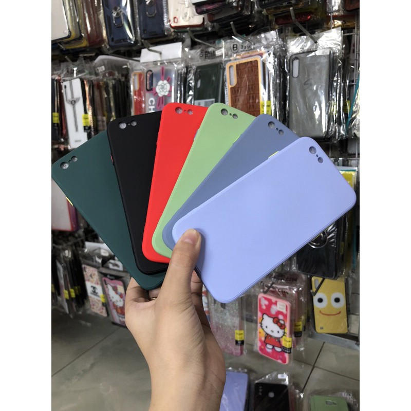 IPHONE 6 - Ốp lưng nhựa dẻo màu trơn siêu đẹp