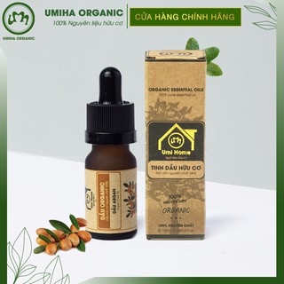Dầu Argan hữu cơ UMIHOME nguyên chất - Dưỡng tóc óng mượt, kích mọc tóc, dưỡng mi, dưỡng da chống lão hóa, ngừa rạn da