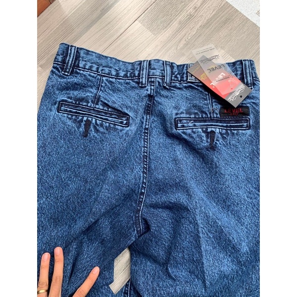 Quần bò thụng Nam Trung Niên túi chéo 2li ẢNH THẬT có size cho người 100kg