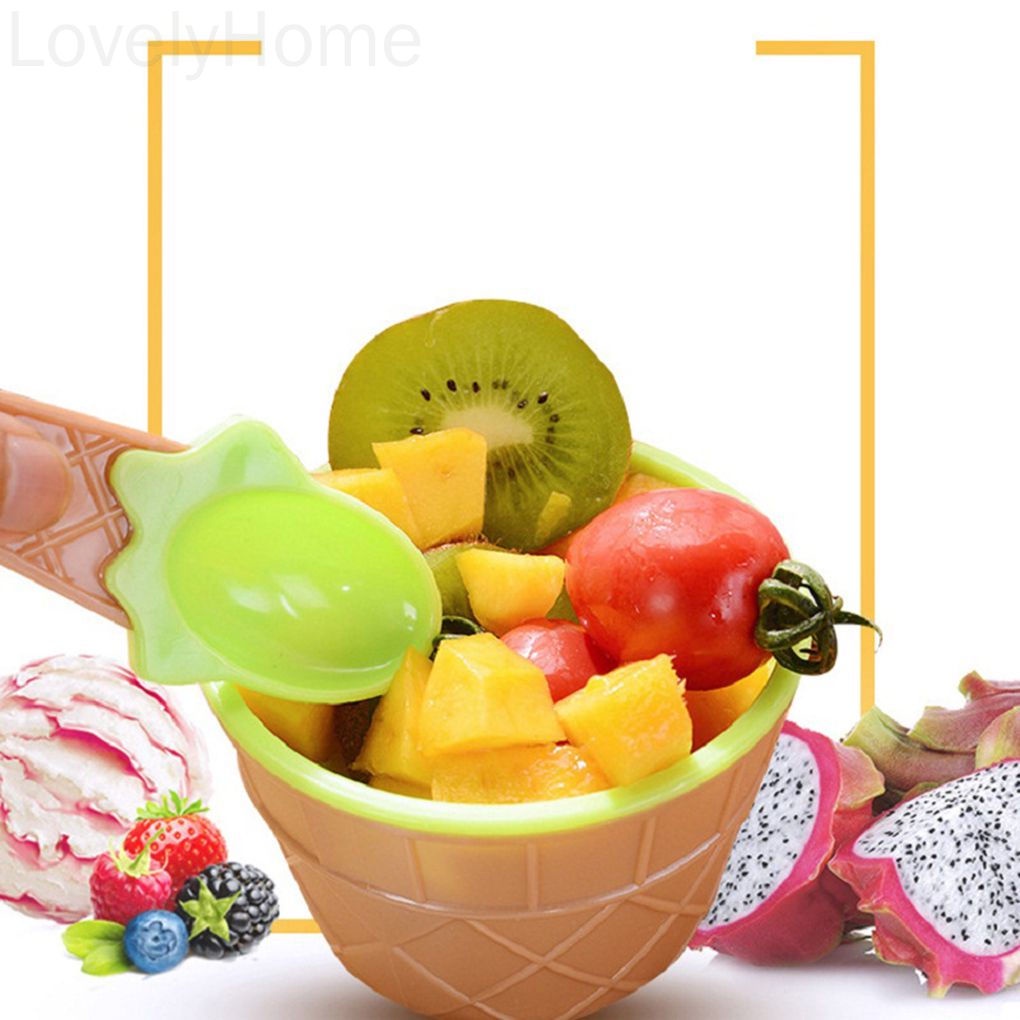 Muỗng Múc Kem / Dưa Hấu Bằng Thép Không Gỉ Tiện Dụng Cho Nhà Bếp