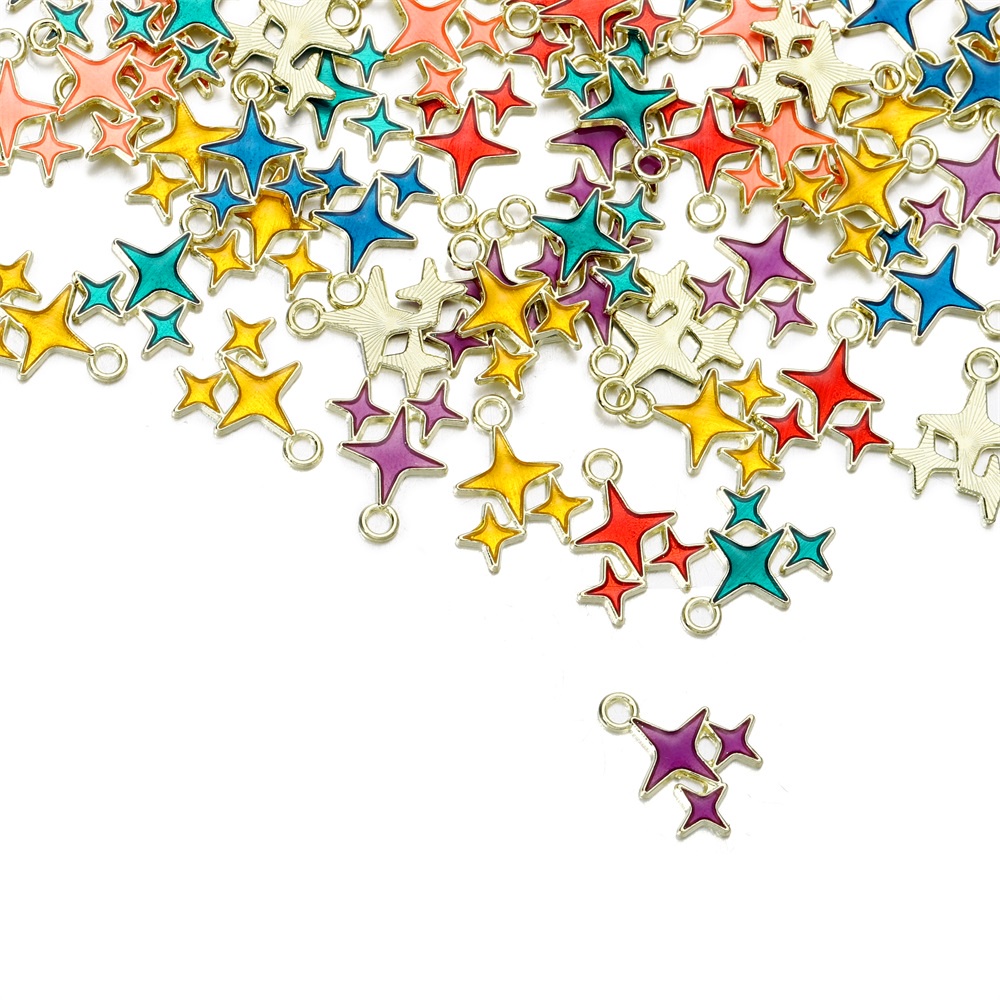 Bộ 10 cái mặt trang sức St.kunkka hình ngôi sao cầu may tự làm