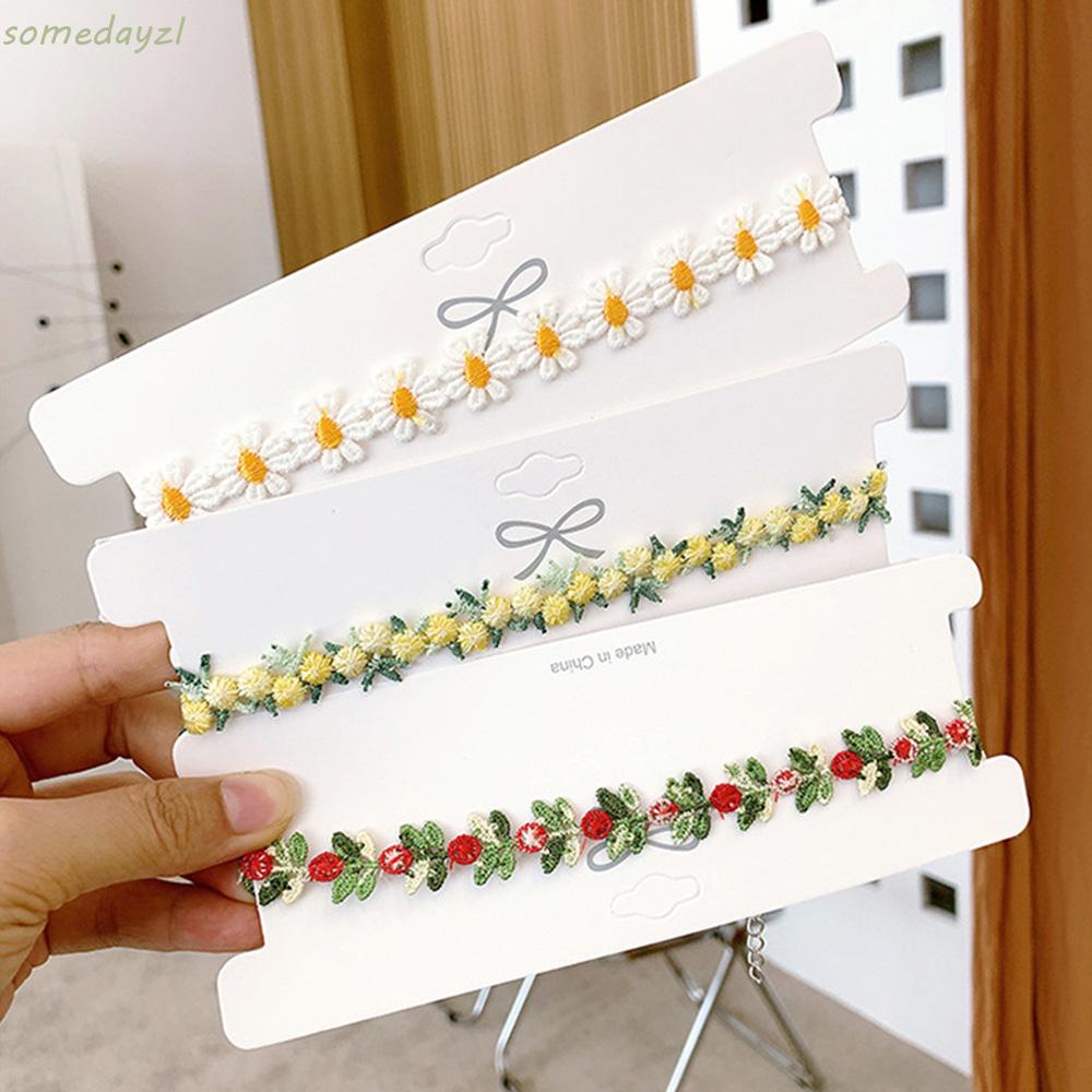 vòng cổ Nữ Mặt Hoa Đính Đá Thời Trang