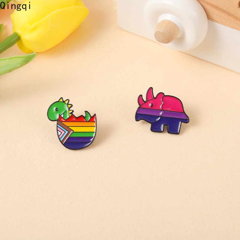 Ghim cài áo Miss Zoe hình khủng long nhỏ dễ thương nhiều màu sắc dành cho bé