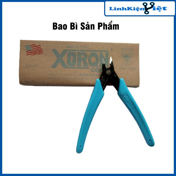 Kìm cắt chân linh kiện Xuron/Xupcn/Xorqn lưỡi sắc cong 45 độ