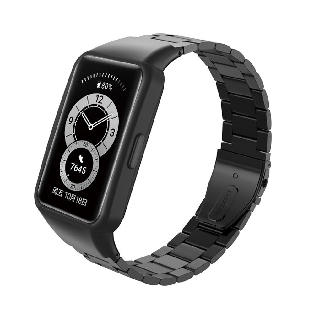 Dây Đeo Inox Cho Đồng Hồ Thông Minh Huawei Band 6 7 8 / Honor Band 6