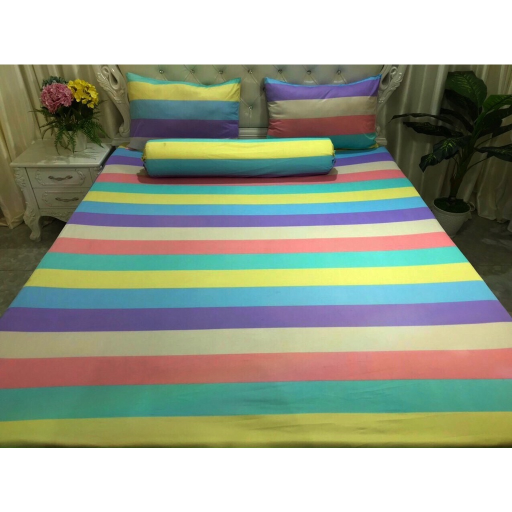 Bộ Drap Thun Hàn Quốc Mát Lạnh { 4 món } ĐƯỢC CHỌN MÀU