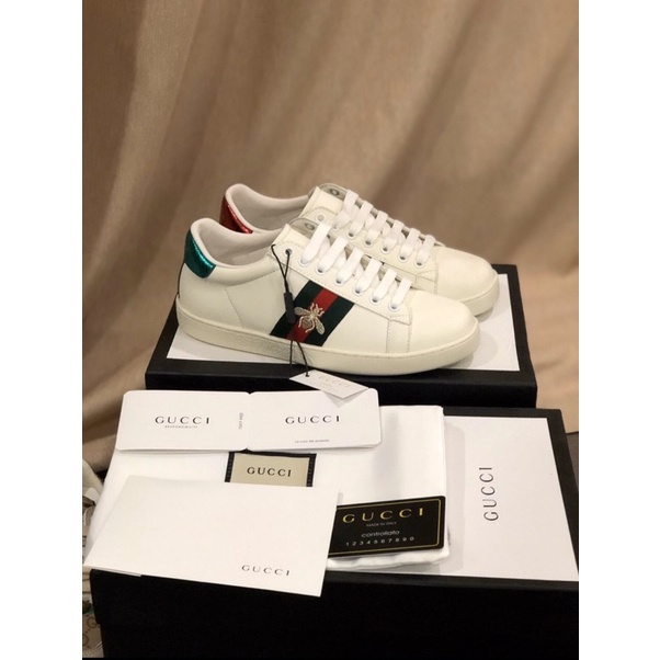 Giày gucci ace ong thêu