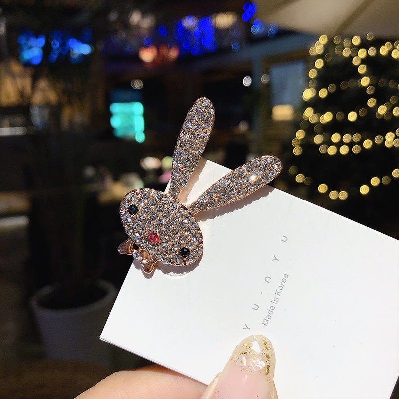 Trâm Cài Áo Đính Đá Nhân Tạo Phong Cách Hàn Quốc Sang Trọng Dành Cho Phụ Nữ