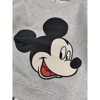 Bộ nỉ mickey xám xuất dư
