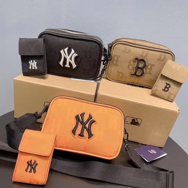 Túi đeo chéo M L B hoạ tiết monogram hàng Quảng Châu cao cấp dành cho cả nam và nữ phong cách Hàn Quốc.