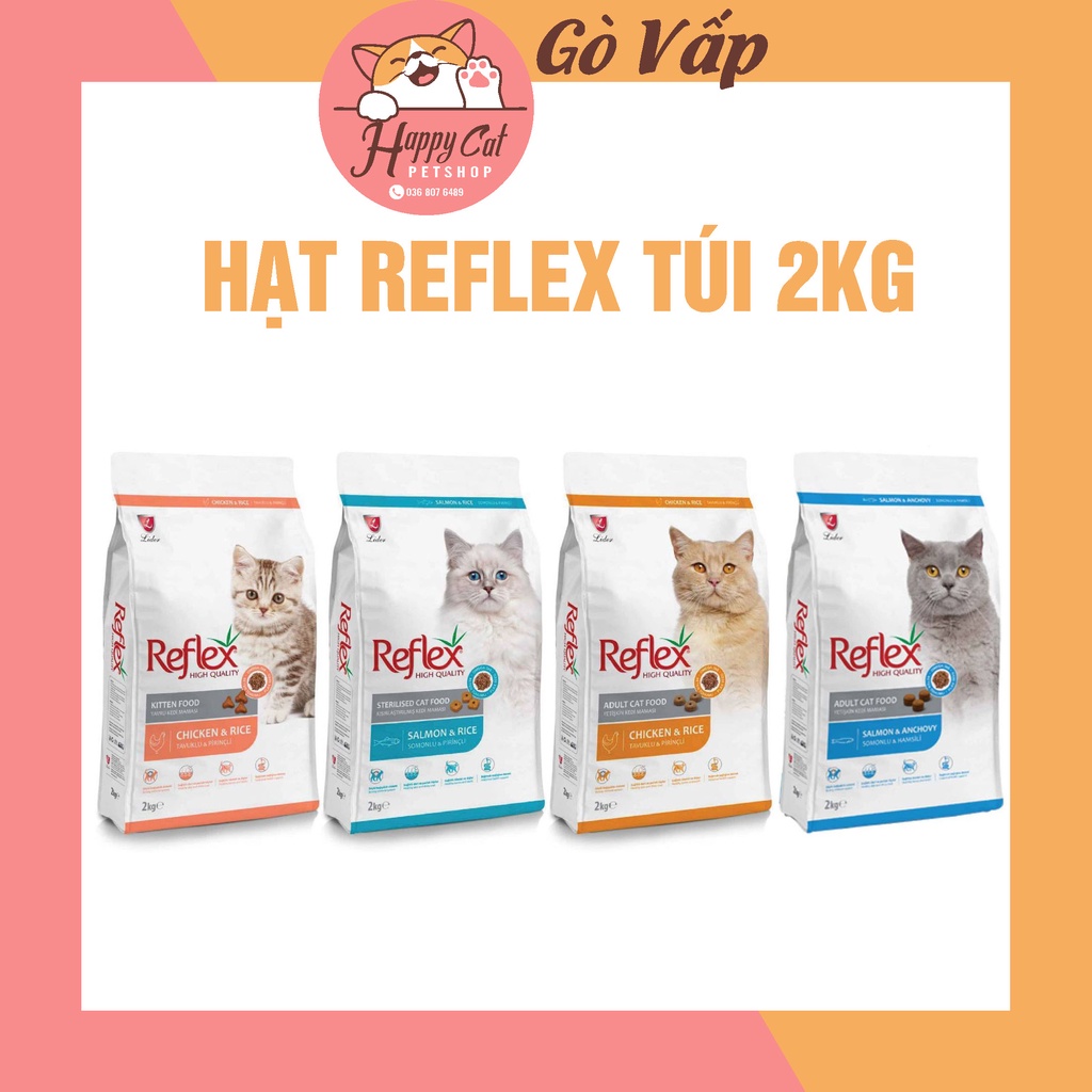 Hạt REFLEX cho mèo Túi 2Kg - HAPPYCAT