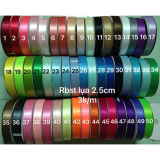 Ruybang satin 2.5cm