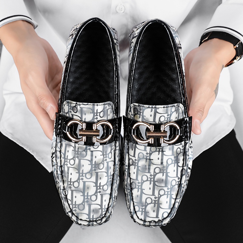 Giày Lười Da Cổ Điển Cho Nam