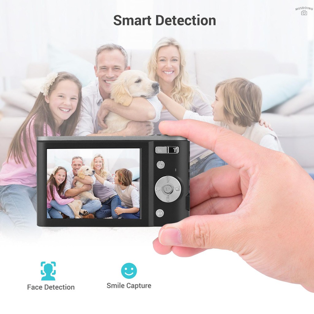 ANDOER Bộ Camera Kỹ Thuật Số 44mp 2.7k 2.88-inch Ips 16x 128gb + Bộ Phụ Kiện Đi Kèm | BigBuy360 - bigbuy360.vn