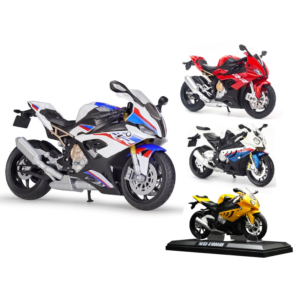 Mô hình xe BMW s1000r s1000rr s1000 2009-2020 1:12 Huayi Alloy - MSZ - Maisto - Joycity