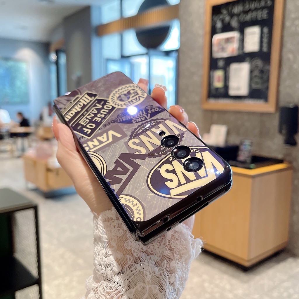 Ốp Điện Thoại Mềm Mỏng Họa Tiết Graffiti Nhiều Màu Sắc Blu-ray Cho Samsung Galaxy Z FOLD 4 3 Z FLIP 4 3