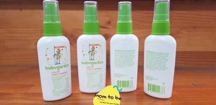 Xịt chống muỗi và côn trùng BabyGanics 59ml nhập Mỹ