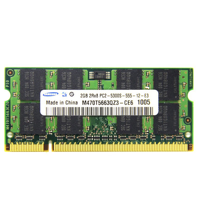 SAMSUNG Ram 2gb / 4gb / 8gb Ddr2 Ddr3 667 / 800 / 1066 / 1333 Cho Laptop