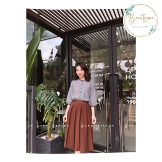 Chân váy xếp ly công sở siêu hot,  chân váy dáng dài 2 màu đủ size hàng đẹp