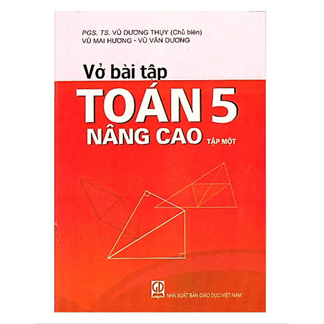 Sách Combo Vở Bài Tập Toán Nâng Cao Lớp 5 (Tập 1 Và Tập 2)