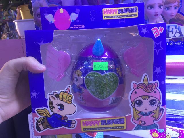Trứng búp bê unicorn có cánh Happy Surprise đồ chơi búp bê