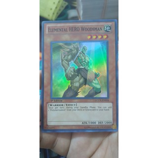 [Thẻ bài Yugioh TCG] Elemental Hero Woodsman - LCGX-EN034 - Super Rare