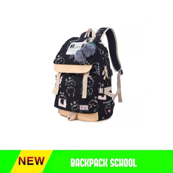 JANSPORT Ba lô học sinh in hình hoạt hình Anadan D 300