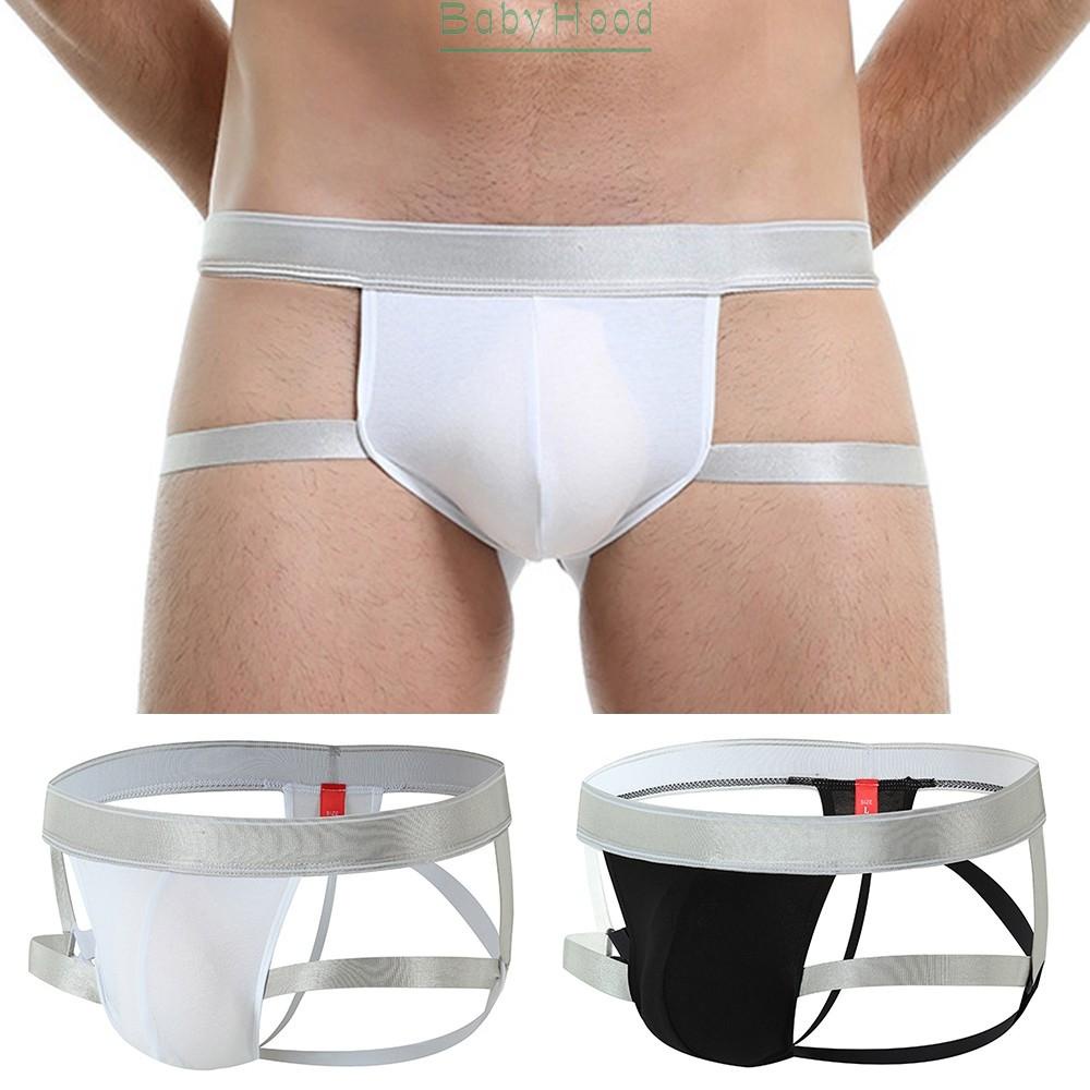 BBHOOD~Men Underpants Jockstrap Sexy Shorts Stretchy T-Back All Seasons New Panties