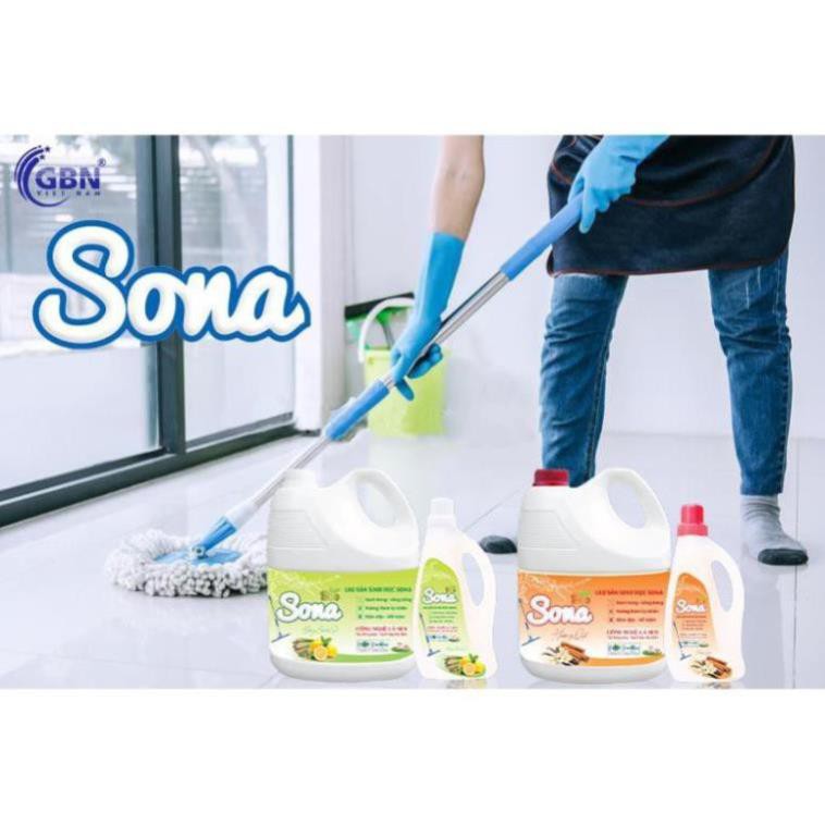 Nước Lau Sàn SoNa 1.25kg Hương Chanh Xả