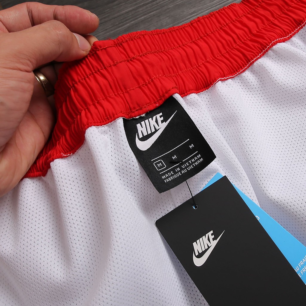 [CHÍNH_HÃNG] QUẦN SHORTS NIKE THROWBACK WOVEN BASKETBALL - XANH PHỐI ĐỎ