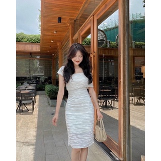 ĐẦM BODY GÂN LỆCH VAI