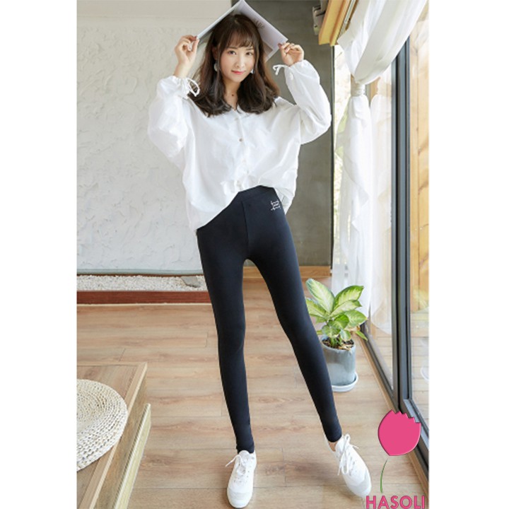 Quần Legging Nữ Cao Cấp Xuất Hàn Dày Dặn 9080 Q03