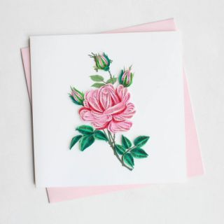 Combo phôi thiệp và dụng cụ làm quilling
