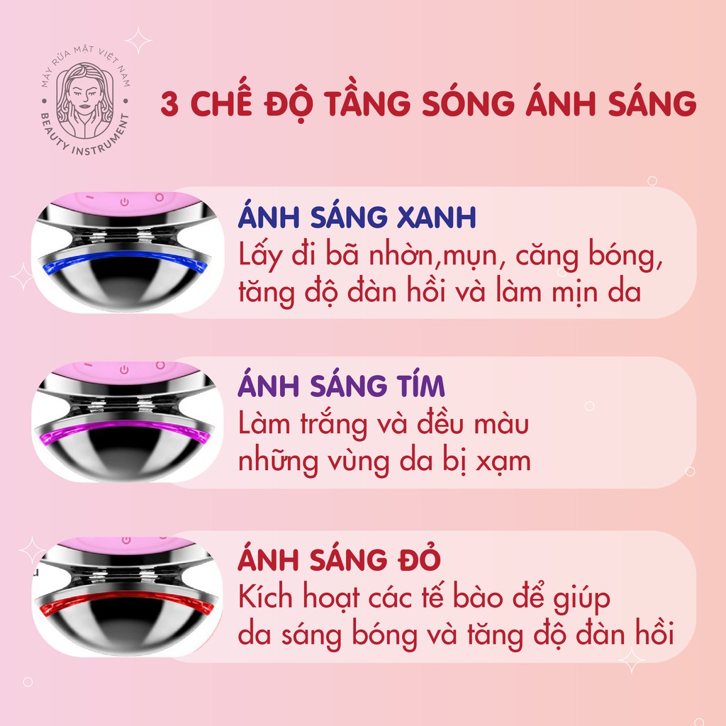 Máy rửa mặt Beauty Instrument - Xanh dương | BigBuy360 - bigbuy360.vn