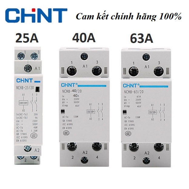 Khởi động từ 1 pha chính hãng CHINT