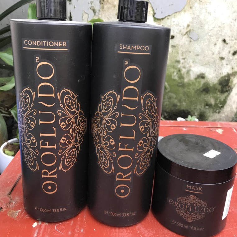 Combo gội xả và hấp phục hồi Orofluido (size lớn)