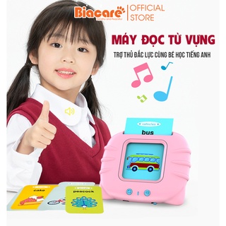 Máy đọc tiếng anh, máy đọc thẻ flashcard 224 từ vựng tiếng anh cơ bản giúp bé học tiếng anh dễ dàng Biacare