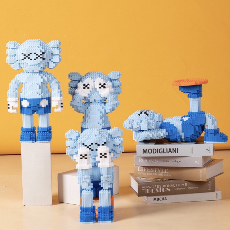 LEGO LẮP RÁP MÔ HÌNH KAWS CỠ LỚN MÔ HÌNH LẮP RÁP 3D