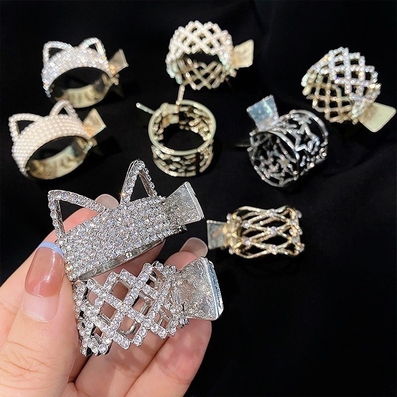 Kẹp Tóc Đính Ngọc Trai Nhân Tạo Thời Trang Hàn Quốc