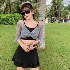 Set 3 Món Bikini Đi Biển giá rẻ nhất thị trường [ Áo Khoác + Bra + váy ] siêu dễ thương | BigBuy360 - bigbuy360.vn