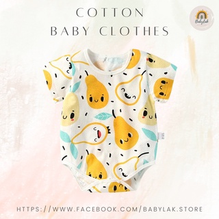 Bộ quần áo cotton mặc nhà cao cấp cho bé - Mẫu bodysuit - Size từ 2 đến 12kg