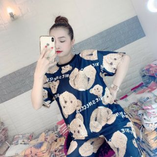 Đồ bộ ngố thun in 3d bigsize 70kg